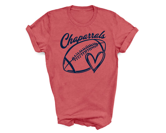 Chaparrals Heart Football