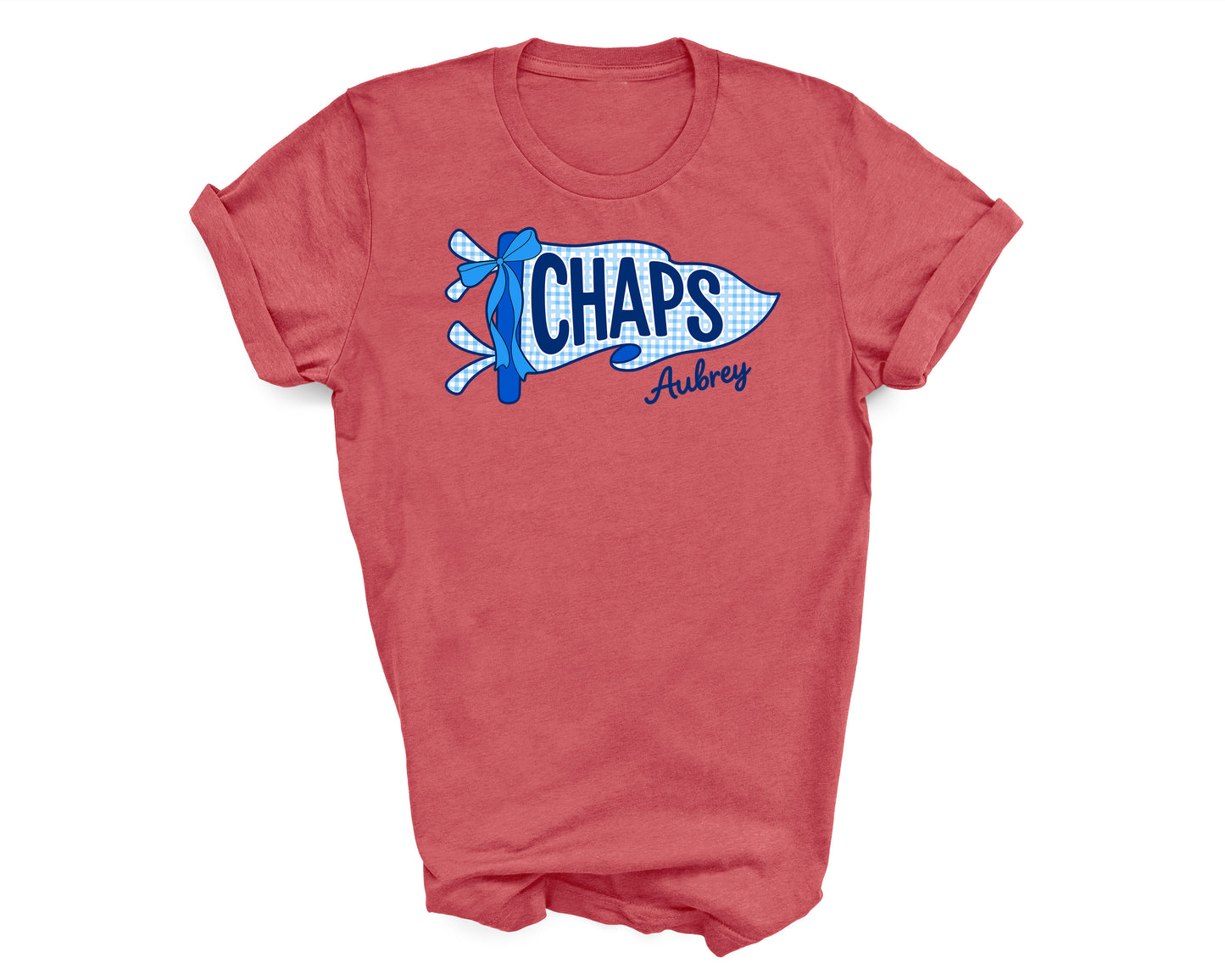 Blue Gingham Chaps Pennant